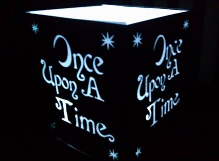 Once upon a time centerpiece or luminary pattern