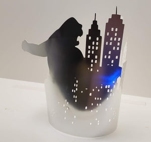 Extra large New York city skyline goes ape